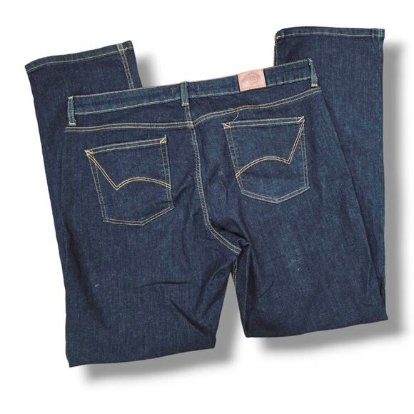 Dickies Women’s Blue Wash Denim Straight Leg Jeans - Size 16R - Picture 5 of 12